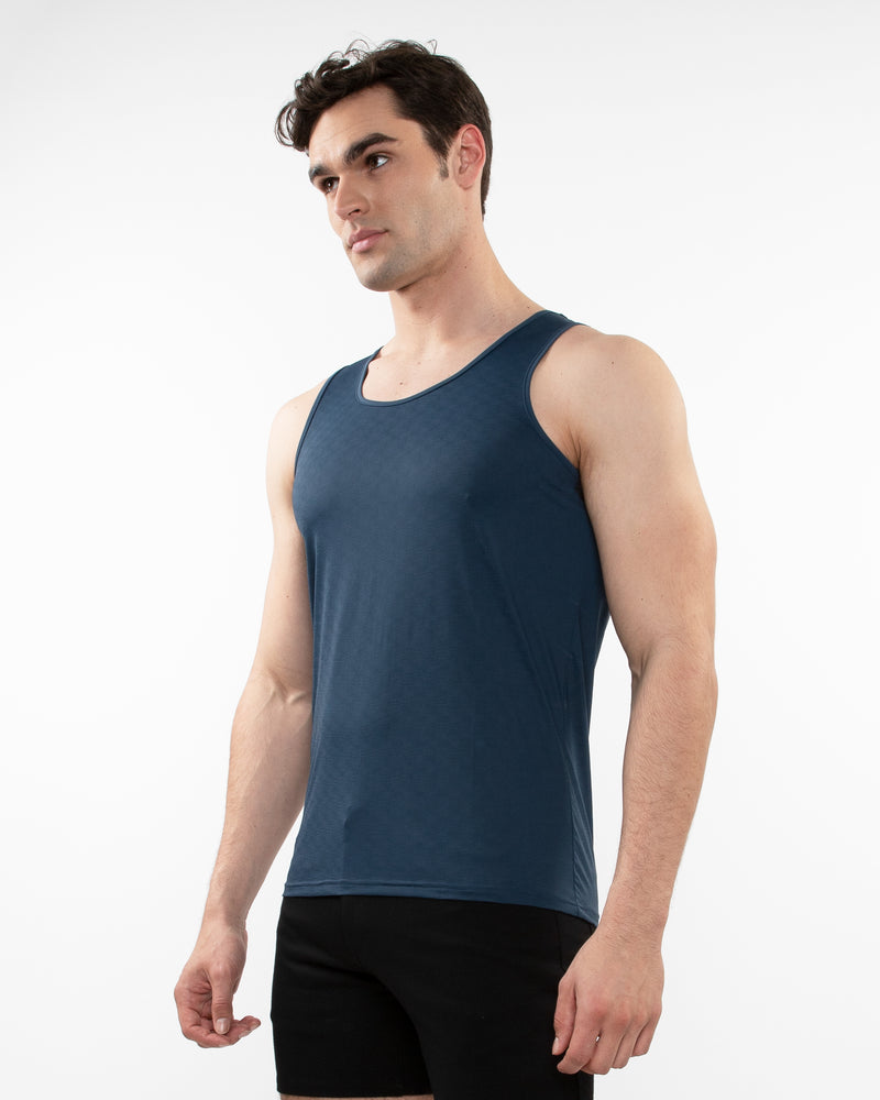 MARINE TEXTURED STRETCH MESH PERFORMANCE TANK ST-286