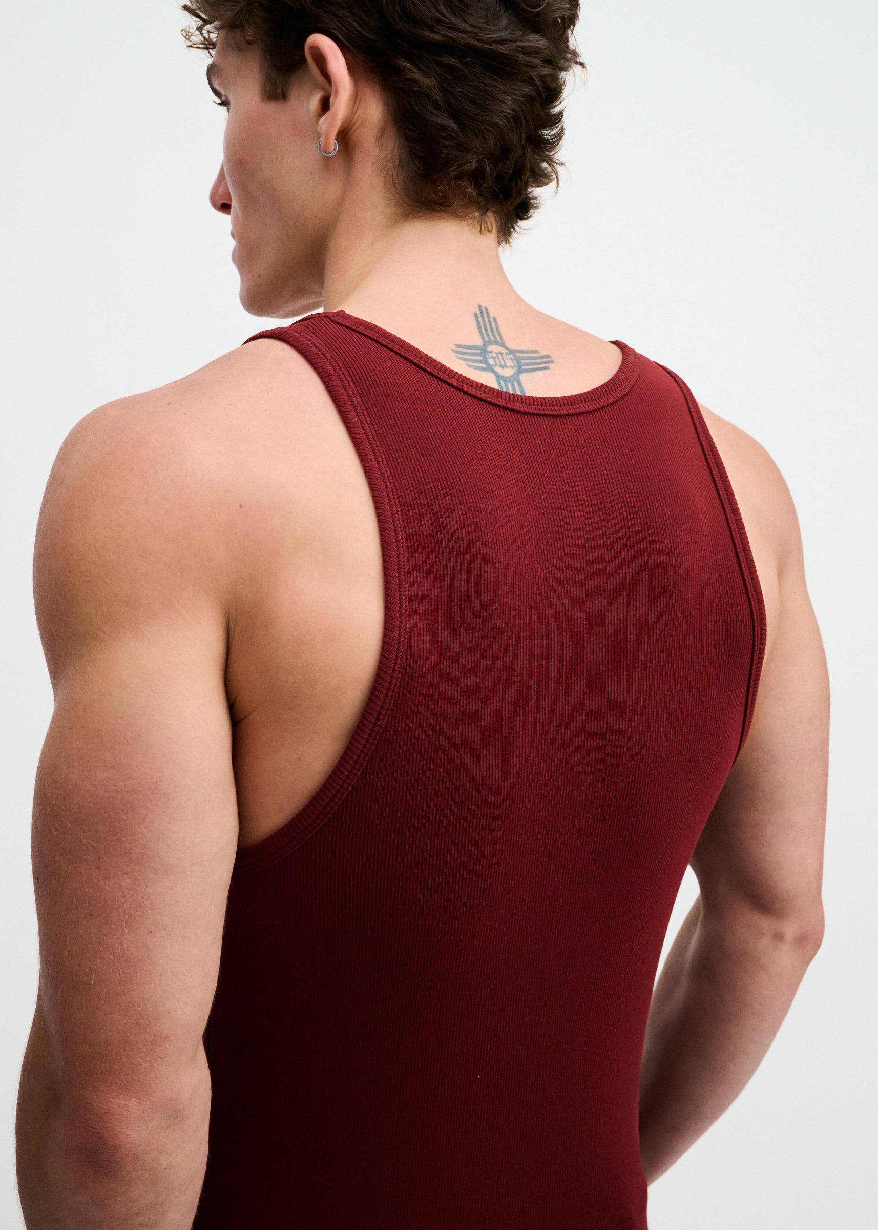 JAM RIB STRETCH MODAL TANK STA-16004-03