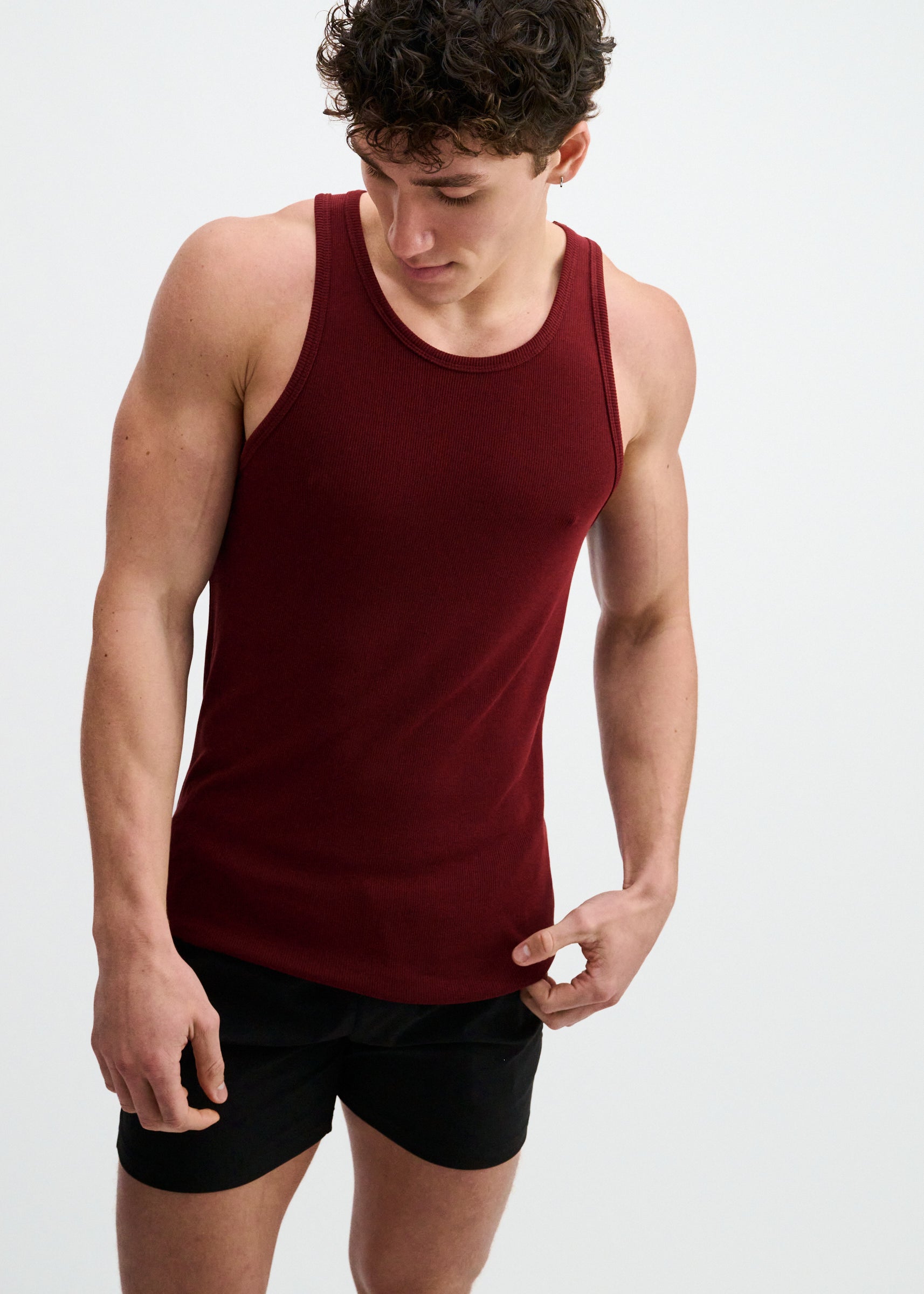 JAM RIB STRETCH MODAL TANK STA-16004-03