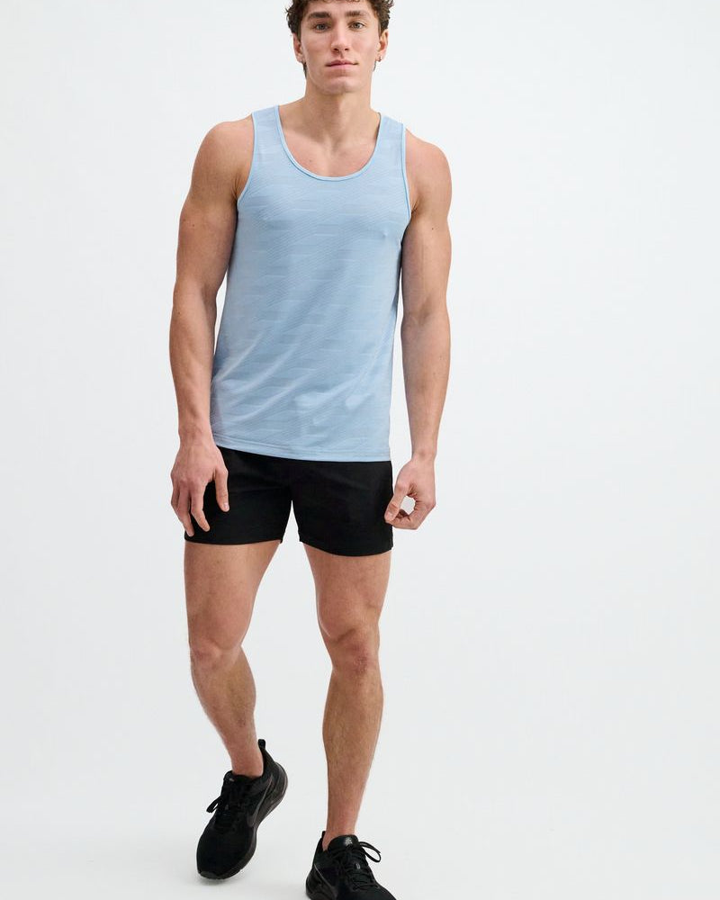 GLACIER GEOMETRIC STRETCH MESH PERFORMANCE TANK ST-295