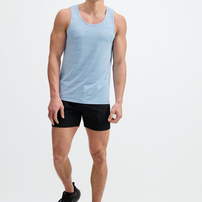 GLACIER GEOMETRIC STRETCH MESH PERFORMANCE TANK ST-295