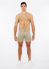 MACCHIATO 5" INSEAM STRETCH TEXTURED FINE CORD KNIT JEANS SHORTS ST-1932-83