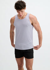 PERIWINKLE RIB STRETCH MODAL TANK STA-16004-04