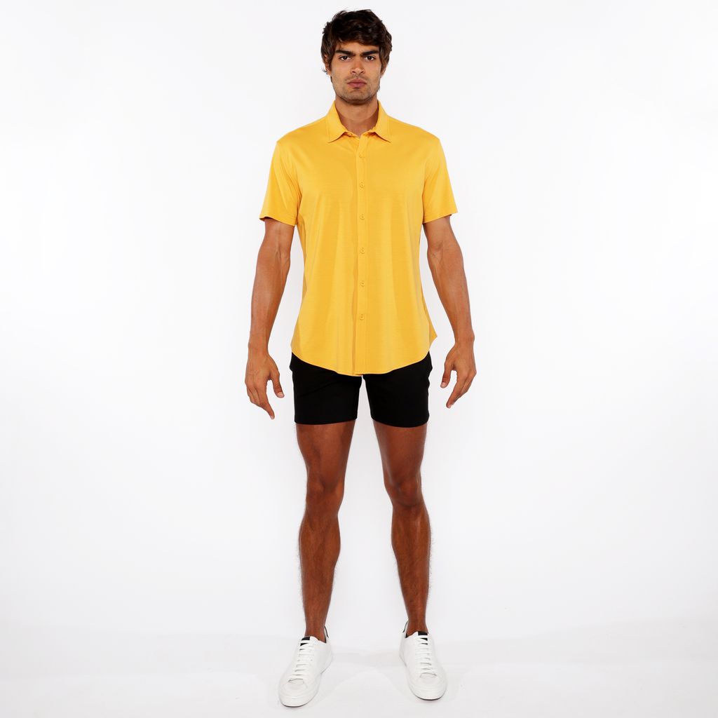 SUNNY SIDE SOLID STRETCH JERSEY KNIT SHORT SLEEVE SHIRT ST-963-03