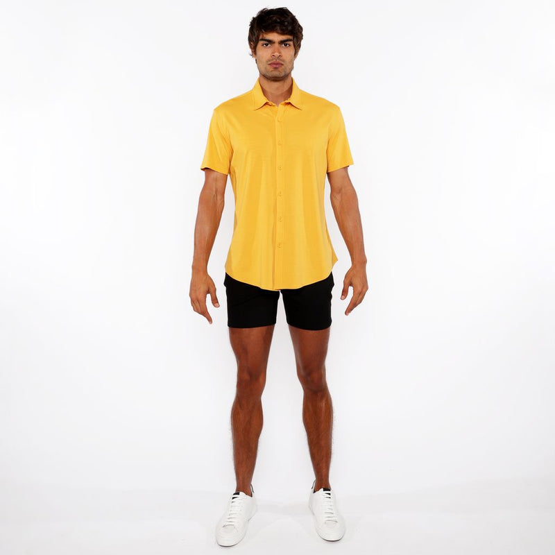SUNNY SIDE SOLID STRETCH JERSEY KNIT SHORT SLEEVE SHIRT ST-963-03