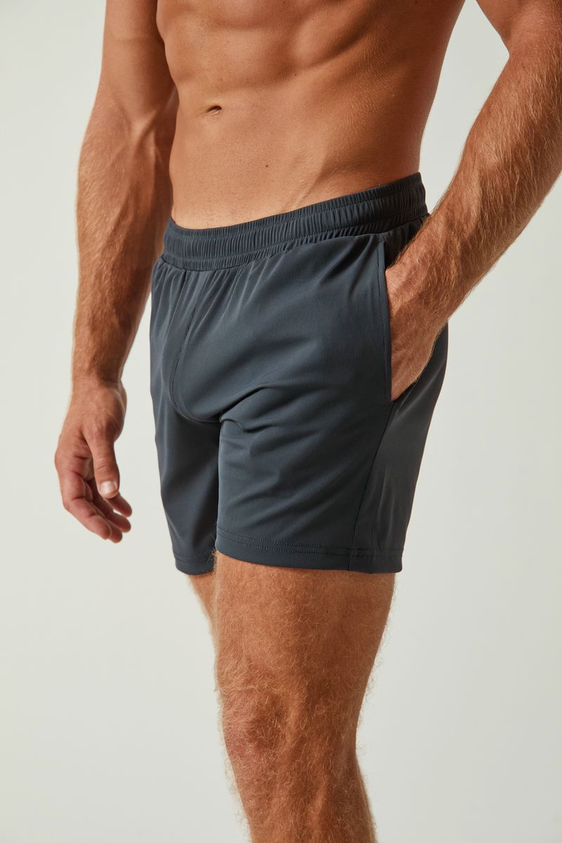 NAVY TEXTURED STRETCH PERFORMANCE SHORTS ST-1466-54