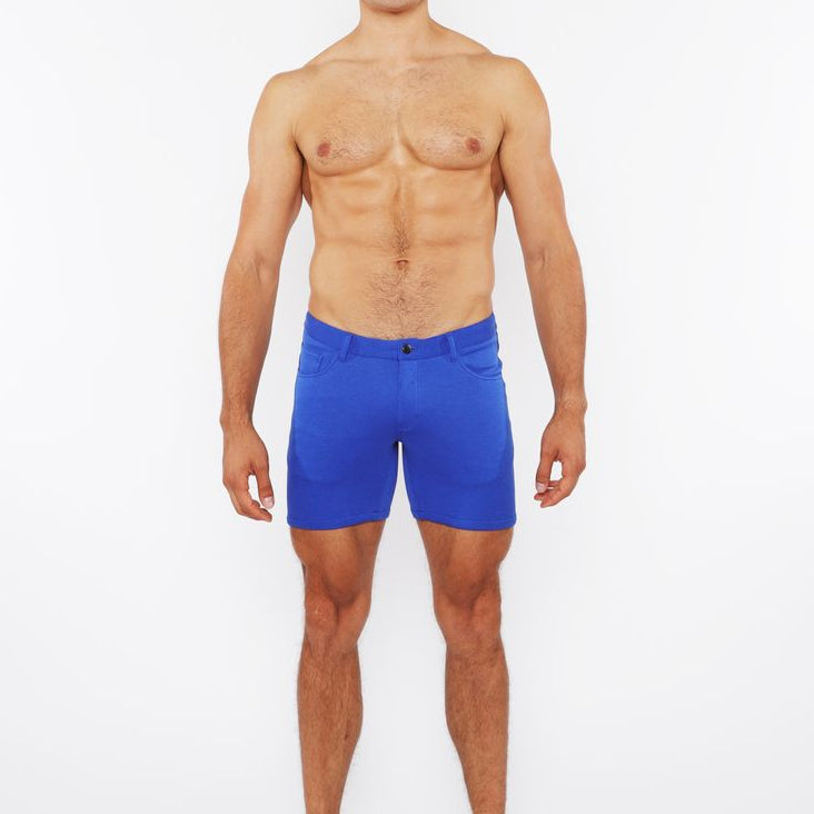 COBALT 5" INSEAM STRETCH TEXTURED FINE CORD KNIT JEANS SHORTS ST-1932-83