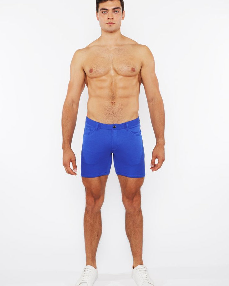 COBALT 5" INSEAM STRETCH TEXTURED FINE CORD KNIT JEANS SHORTS ST-1932-83