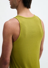 APPLE GREEN RIB STRETCH MODAL TANK STA-16004-04