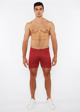 RED PEPPER 5"INSEAM STRETCH WASHED DENIM KNIT JEANS SHORT ST-1932-81