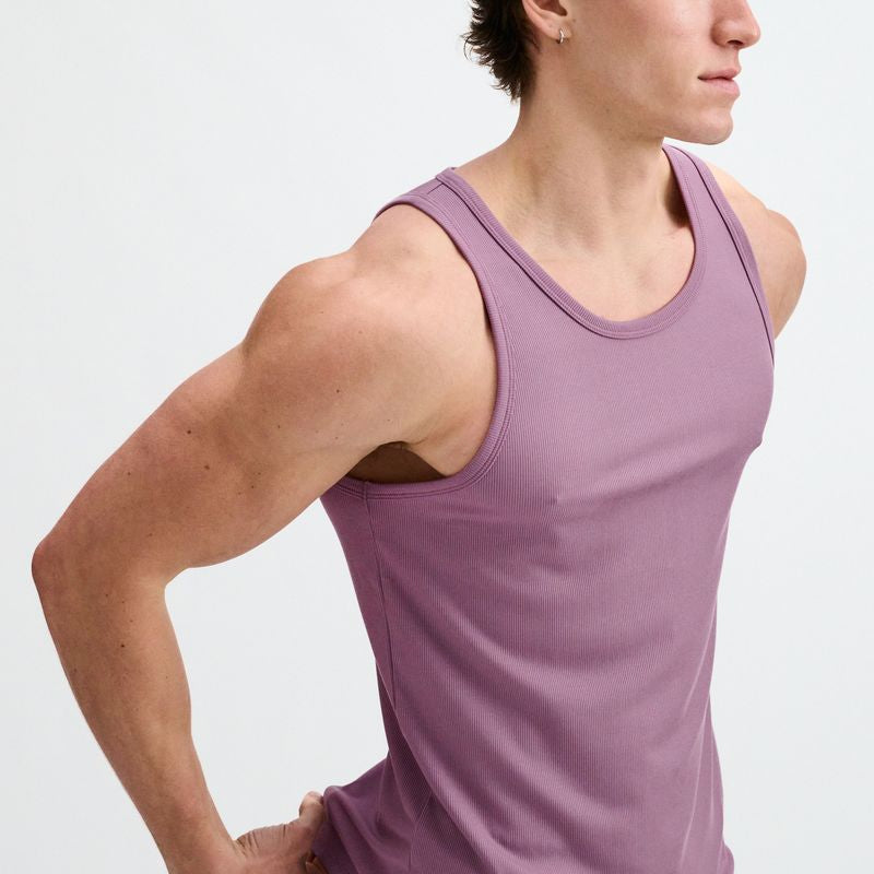 GRAPE RIB STRETCH MODAL TANK STA-16004-04