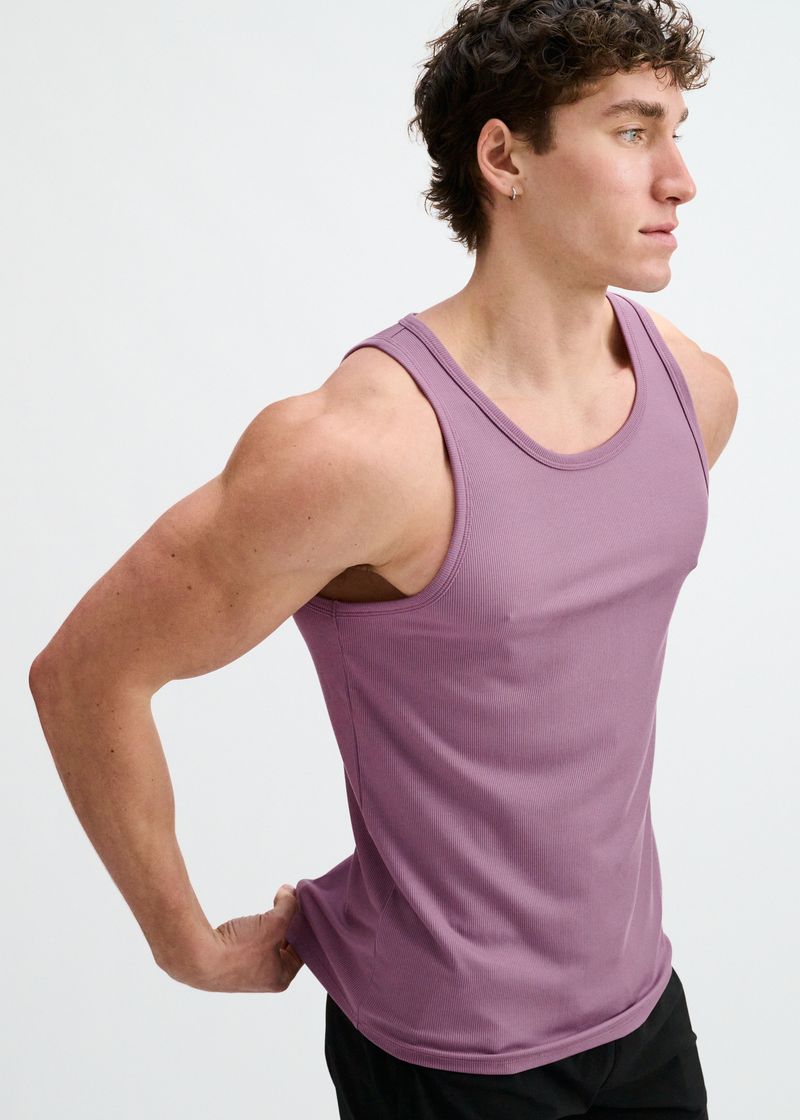 GRAPE RIB STRETCH MODAL TANK STA-16004-04