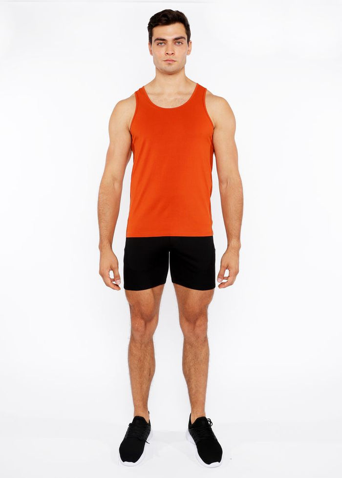 SPICE CIRCLE SPINE LASER CUT STRETCH JERSEY TANK TOP ST-20050