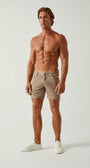 DARK KHAKI 5" INSEAM STRETCH KNIT JEANS SHORTS ST-1932