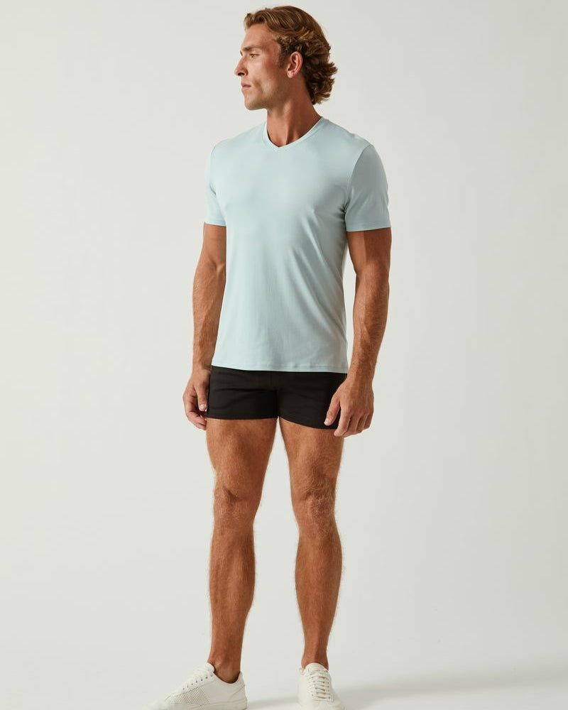 FOG SOLID STRETCH MODAL V- NECK TEE ST-9010
