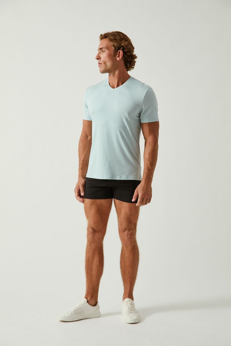 FOG SOLID STRETCH MODAL V- NECK TEE ST-9010