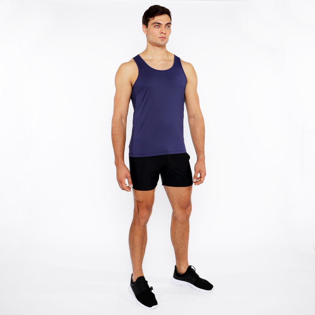 ATLANTIS TEXTURED STRETCH MESH PERFORMANCE TANK TOP ST-291