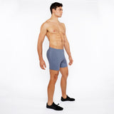SLATE GREY TEXTURED MESH STRETCH PERFORMANCE SHORTS ST-1466-96