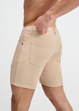 CRUST 5" INSEAM SOLID STRETCH KNIT JEANS SHORT ST-1932