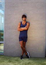 ATLANTIS TEXTURED STRETCH MESH PERFORMANCE TANK TOP ST-291