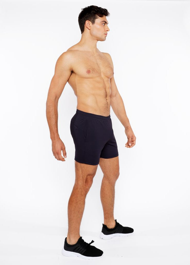 PEACOAT TEXTURED MESH STRETCH PERFORMANCE SHORTS ST-1466-96