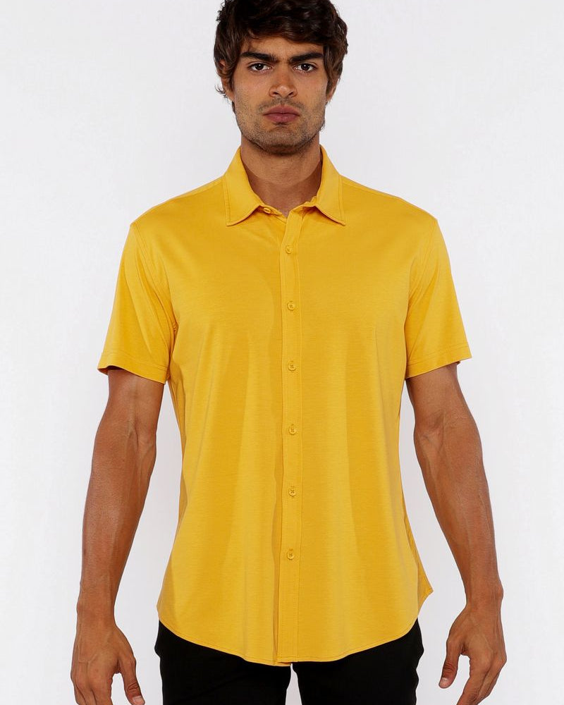 SUNNY SIDE SOLID STRETCH JERSEY KNIT SHORT SLEEVE SHIRT ST-963-03