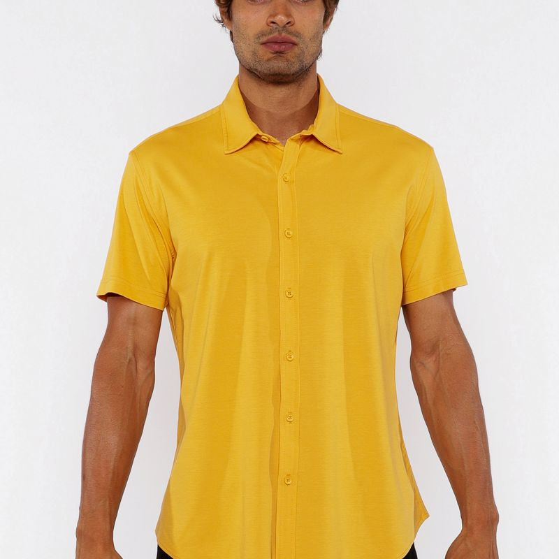 SUNNY SIDE SOLID STRETCH JERSEY KNIT SHORT SLEEVE SHIRT ST-963-03