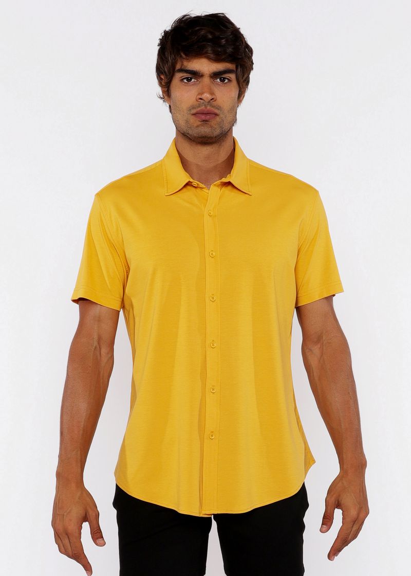 SUNNY SIDE SOLID STRETCH JERSEY KNIT SHORT SLEEVE SHIRT ST-963-03