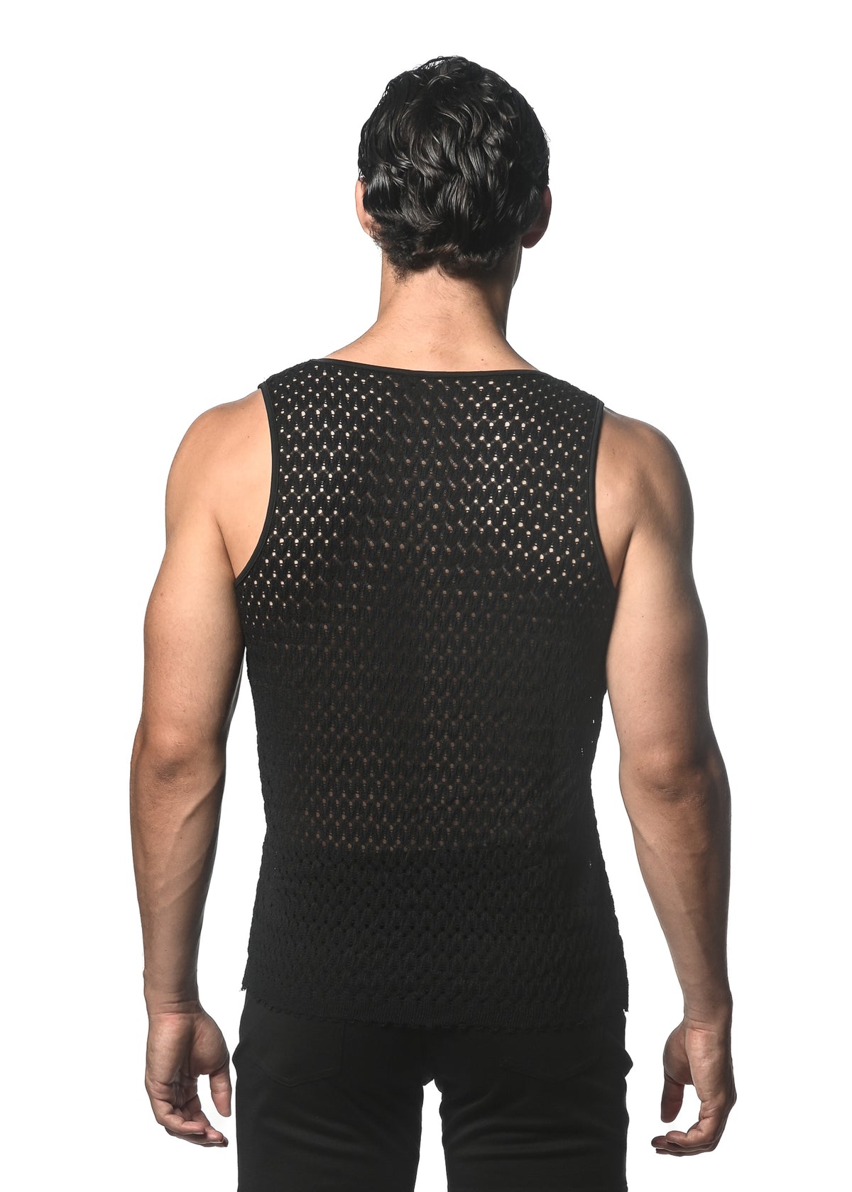 【BREATH】 NEWRICH MESH TANK NEWRICH MESH TANK / WHITE – BREATH - サイズ 着丈 身幅 肩幅 M