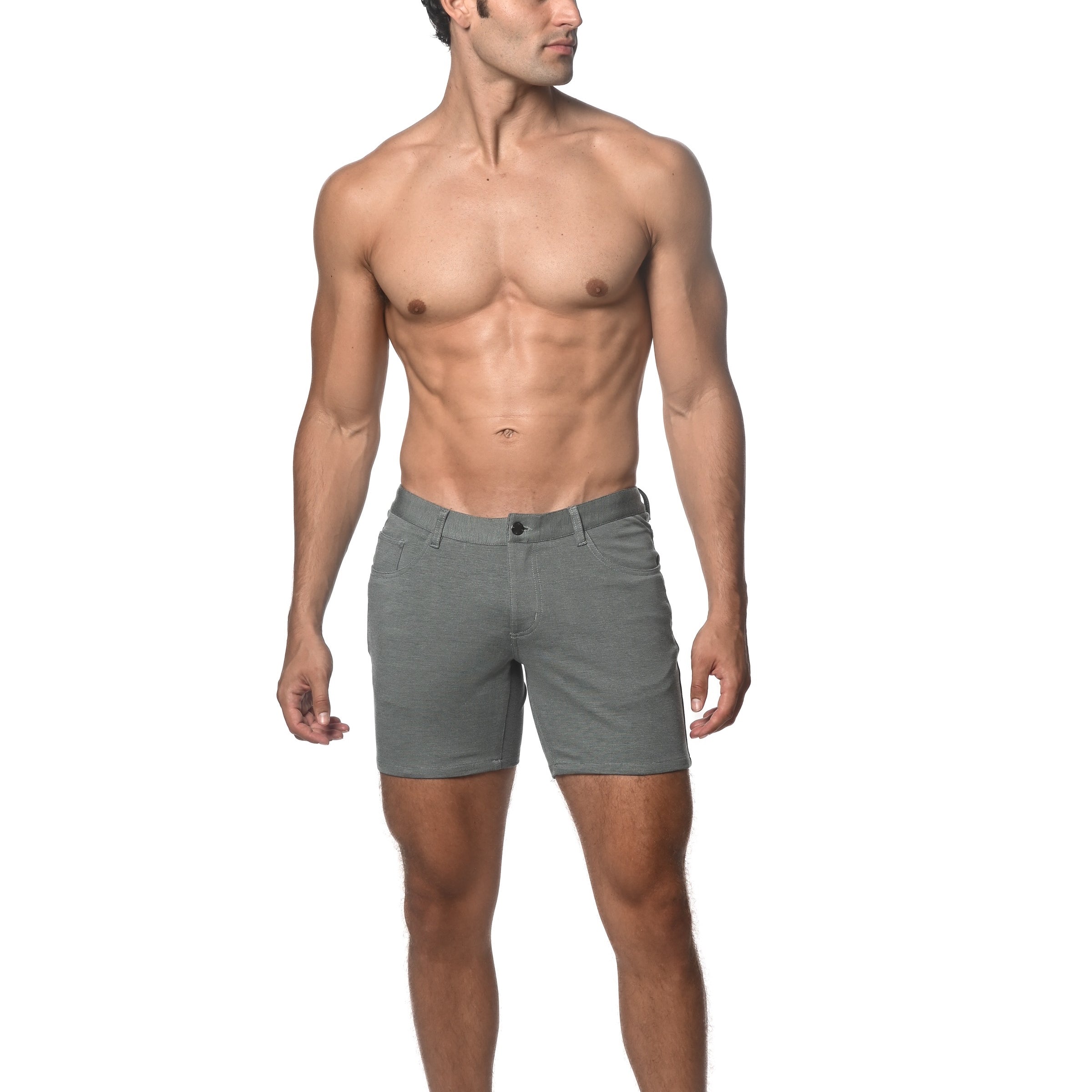 CACTUS 5" INSEAM STRETCH KNIT JEANS SHORTS ST-1932