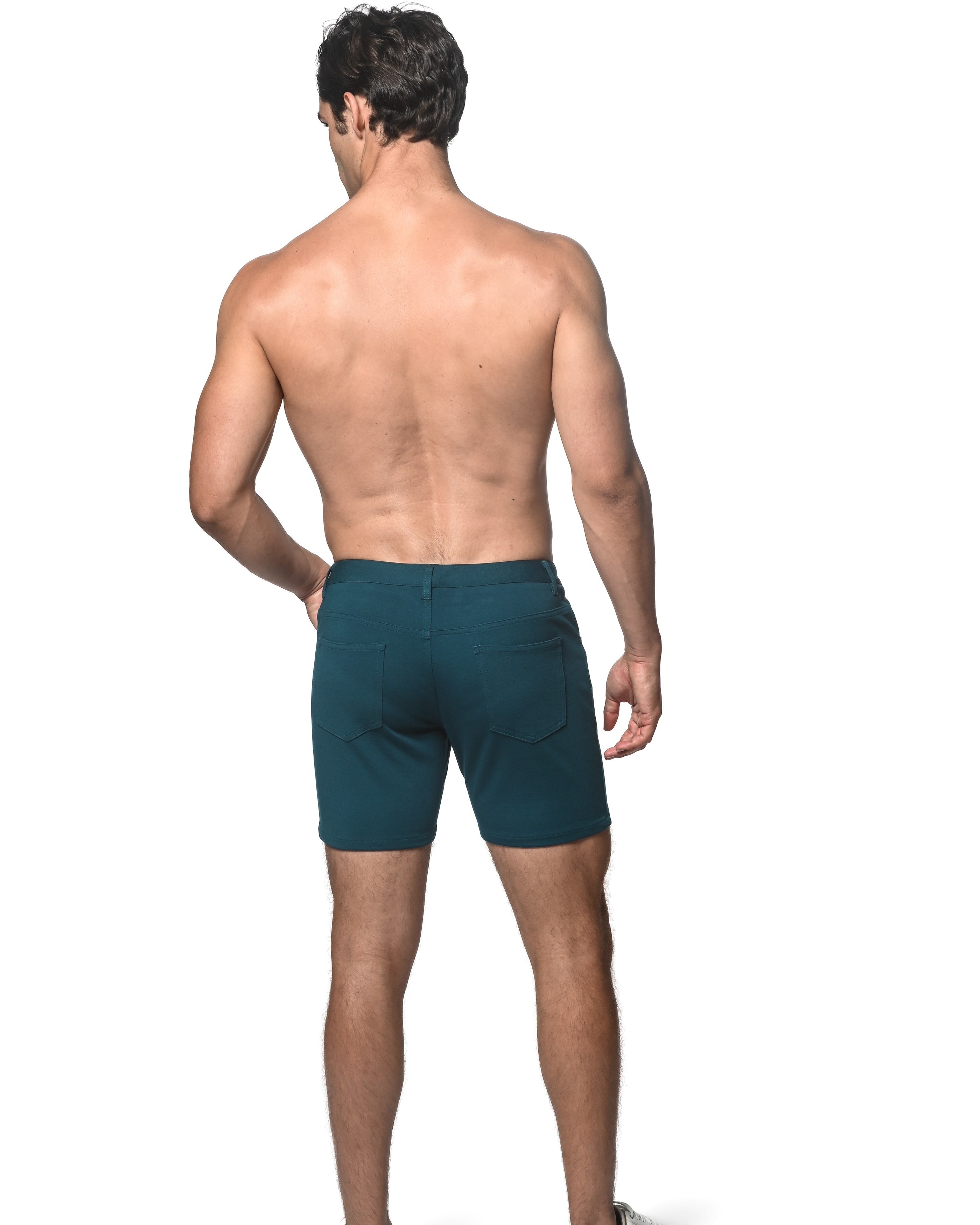 SURF 5" INSEAM STRETCH KNIT JEANS SHORTS ST-1932