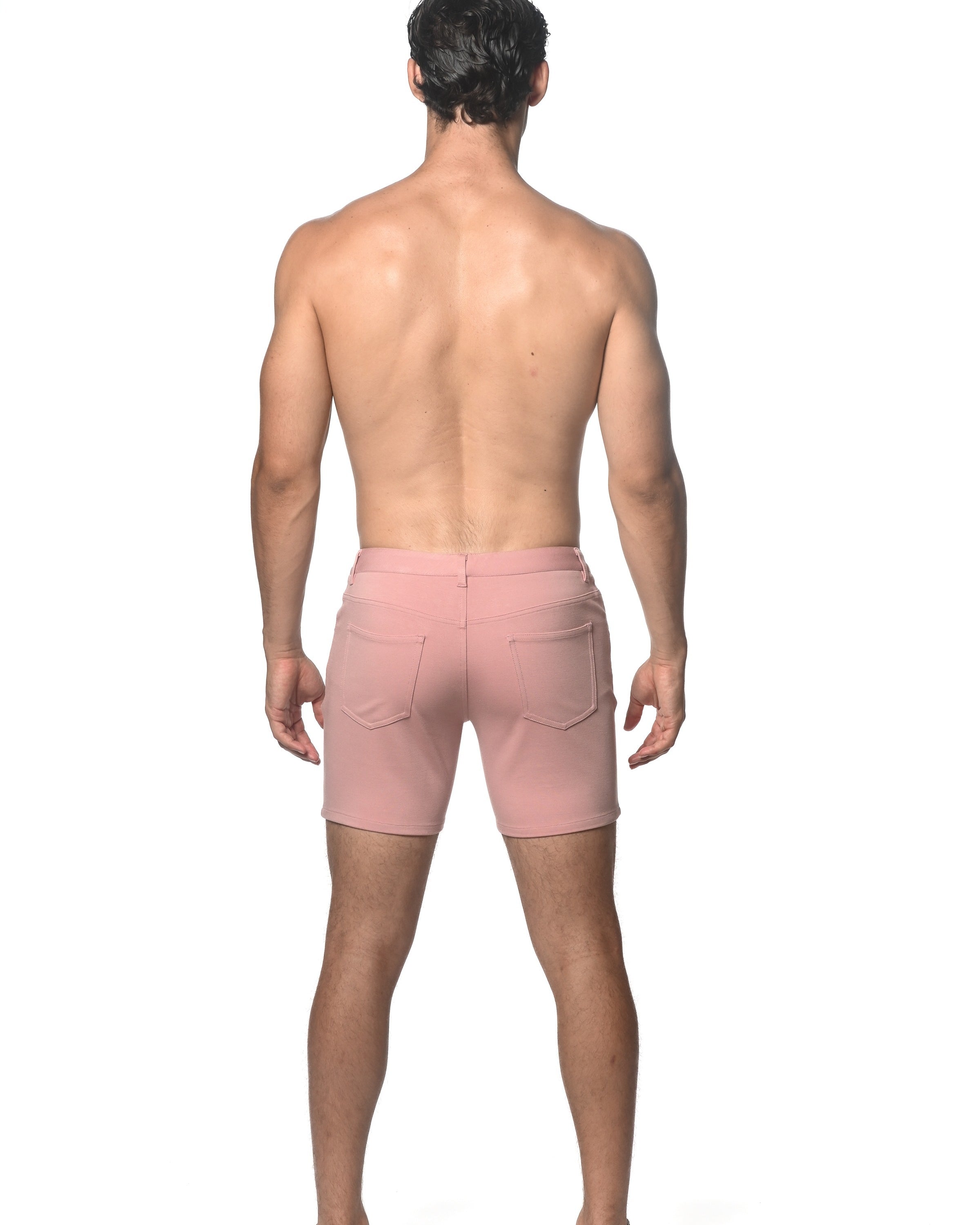 PARFAIT 5" INSEAM STRETCH KNIT JEANS SHORTS ST-1932
