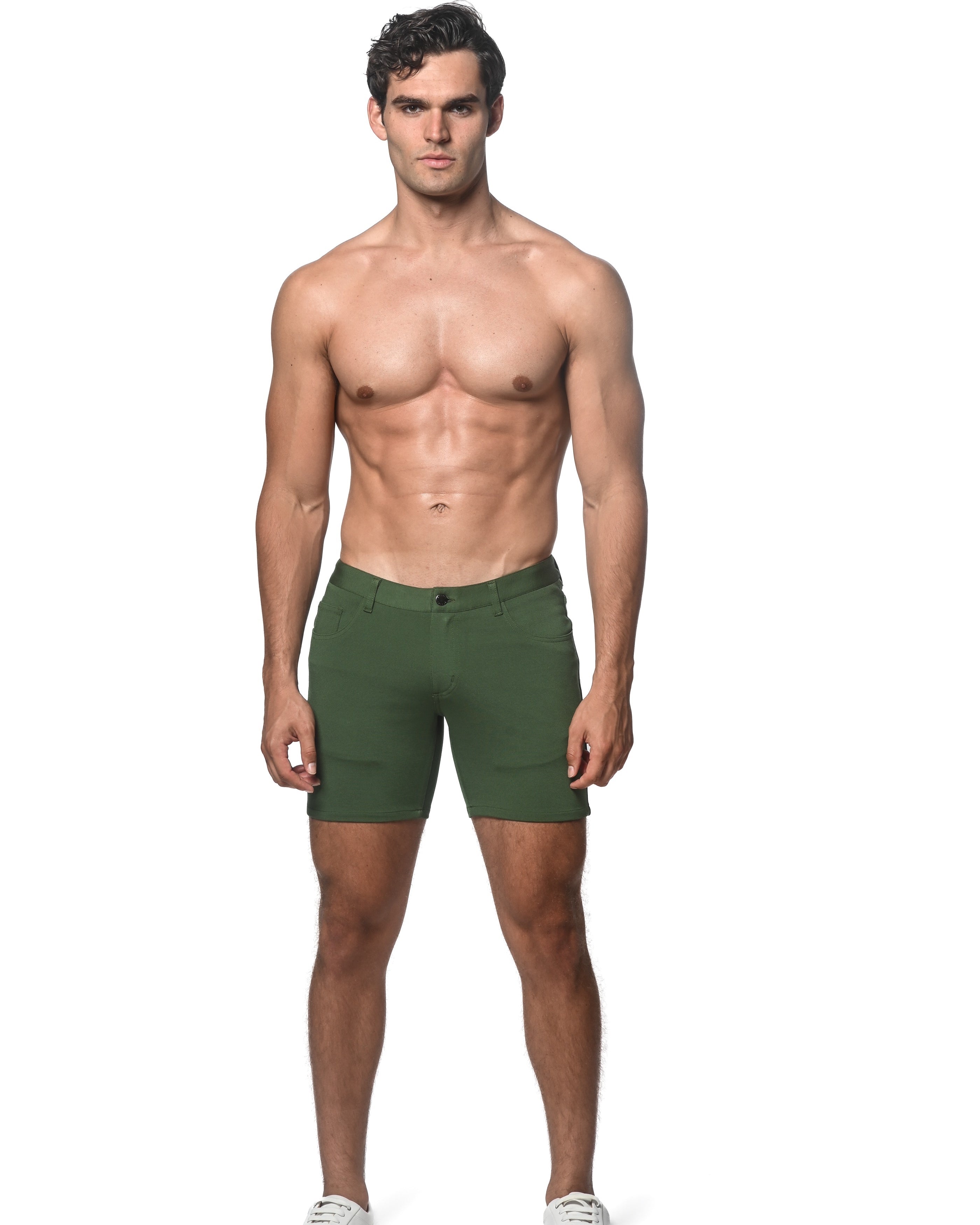 SPROUT 5" INSEAM STRETCH KNIT JEANS SHORTS ST-1932