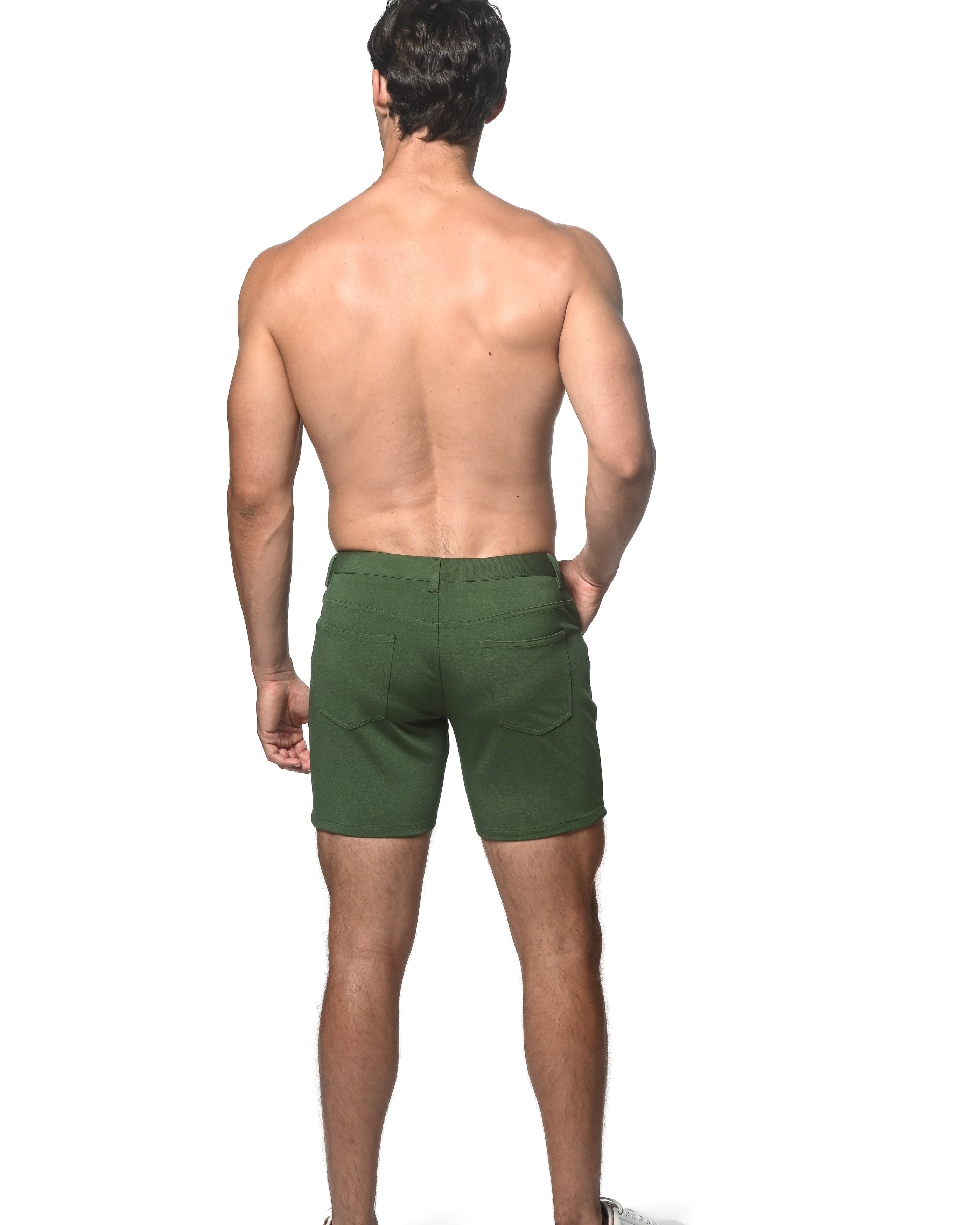 SPROUT 5" INSEAM STRETCH KNIT JEANS SHORTS ST-1932