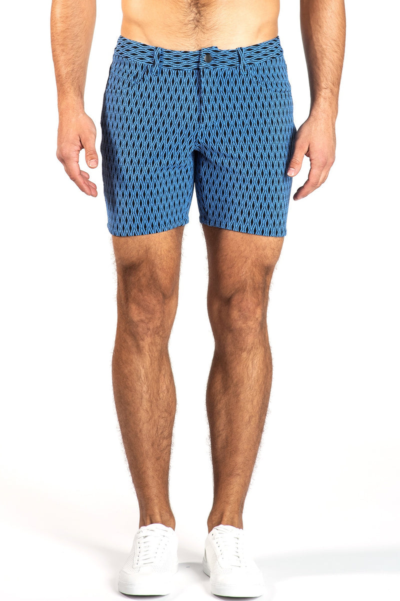 BLUE DIAMONDS 5" STRETCH KNIT JEANS SHORTS ST-1932