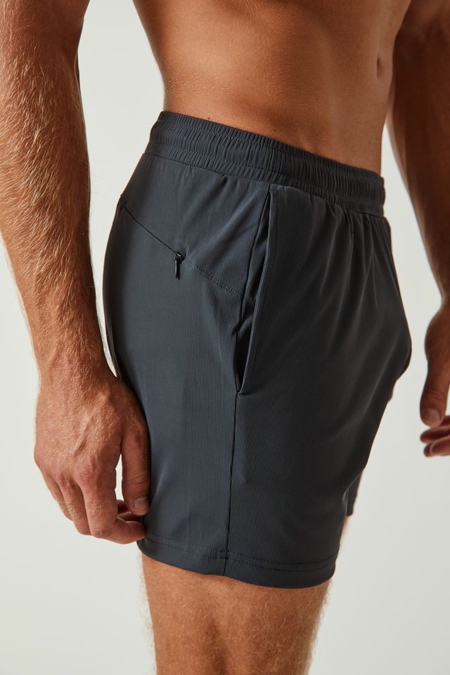 NAVY TEXTURED STRETCH PERFORMANCE SHORTS ST-1466-54
