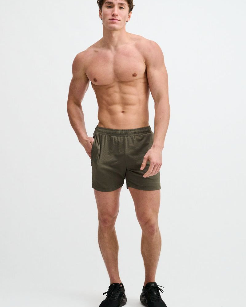 RANGER TEXTURED MESH STRETCH PERFORMANCE SHORTS ST-1466-100