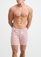 TEA ROSE 5" INSEAM SOLID STRETCH KNIT JEANS SHORT ST-1932