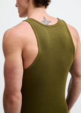JUNGLE RIB STRETCH MODAL TANK STA-16004-03