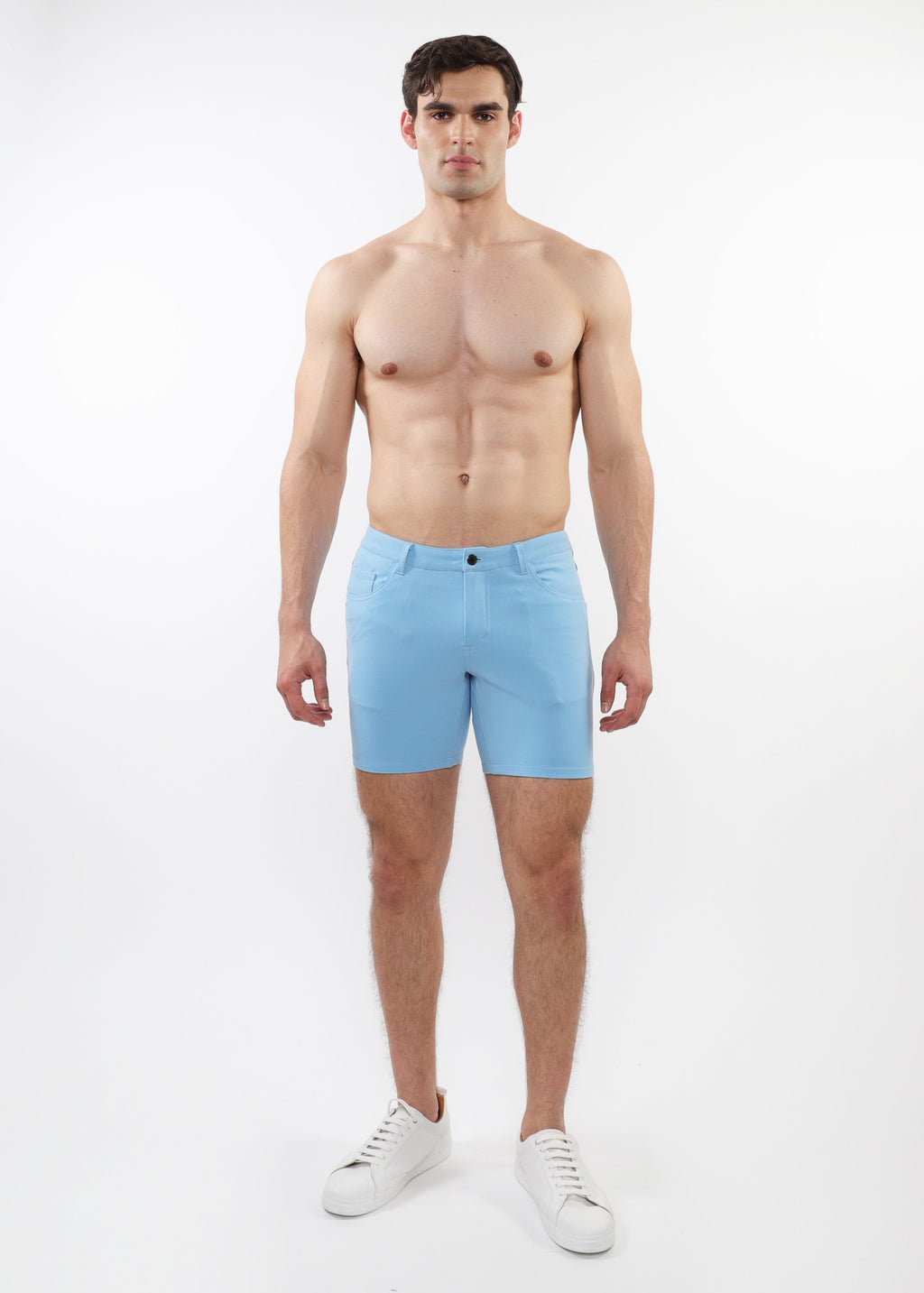 mens-pale-blue-stretch-shorts-