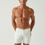 WHITE 5" INSEAM STRETCH KNIT JEANS SHORT ST-1932