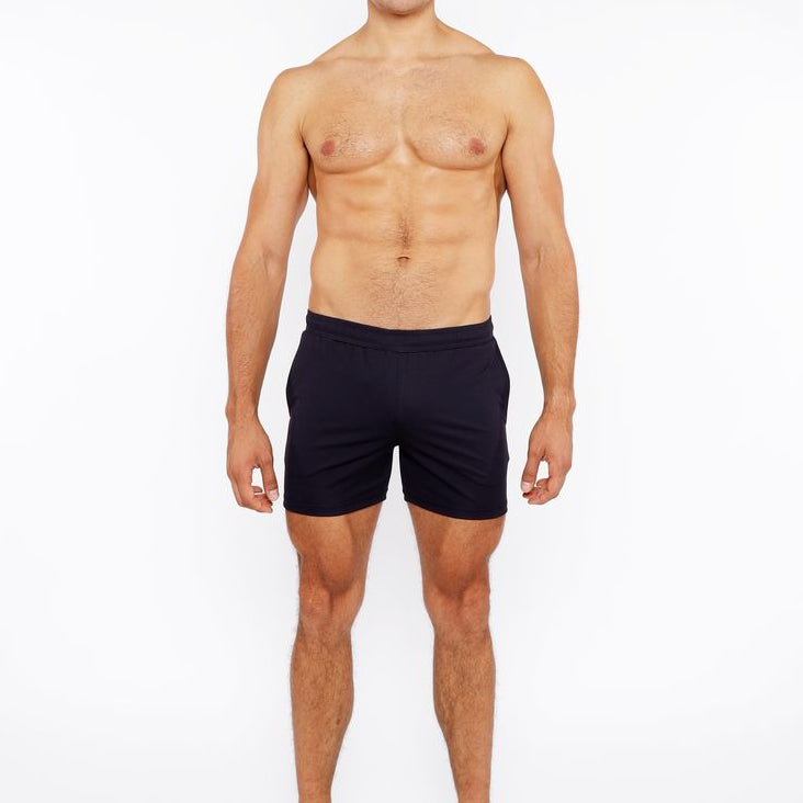 PEACOAT TEXTURED MESH STRETCH PERFORMANCE SHORTS ST-1466-96