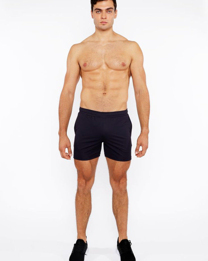 PEACOAT TEXTURED MESH STRETCH PERFORMANCE SHORTS ST-1466-96