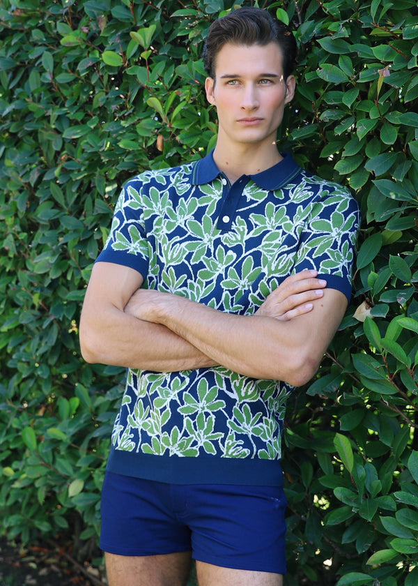 IMPERIAL BLUE 3" INSEAM WASHED KNIT DUO TONE DENIM JEANS SHORTS ST-1975-15