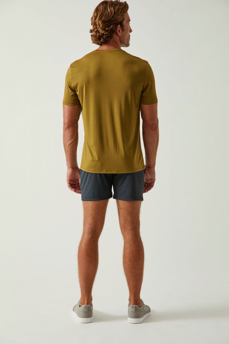 TERRAIN SOLID STRETCH MODAL CREW NECK TEE ST-9011