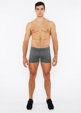 GREYSTONE VAULT GYM-TECH 3.5" INSEAM STRETCH SHORTS W/ 3-COLOR HEAT WELD ZIPPERS STA-10500-02