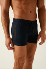NAVY VAULT 3.5 INSEAM GYM STRETCH SHORTS ST-10500