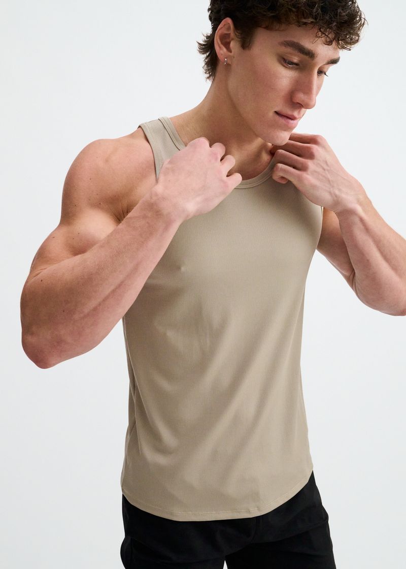REED RIB STRETCH MODAL TANK STA-16004-04