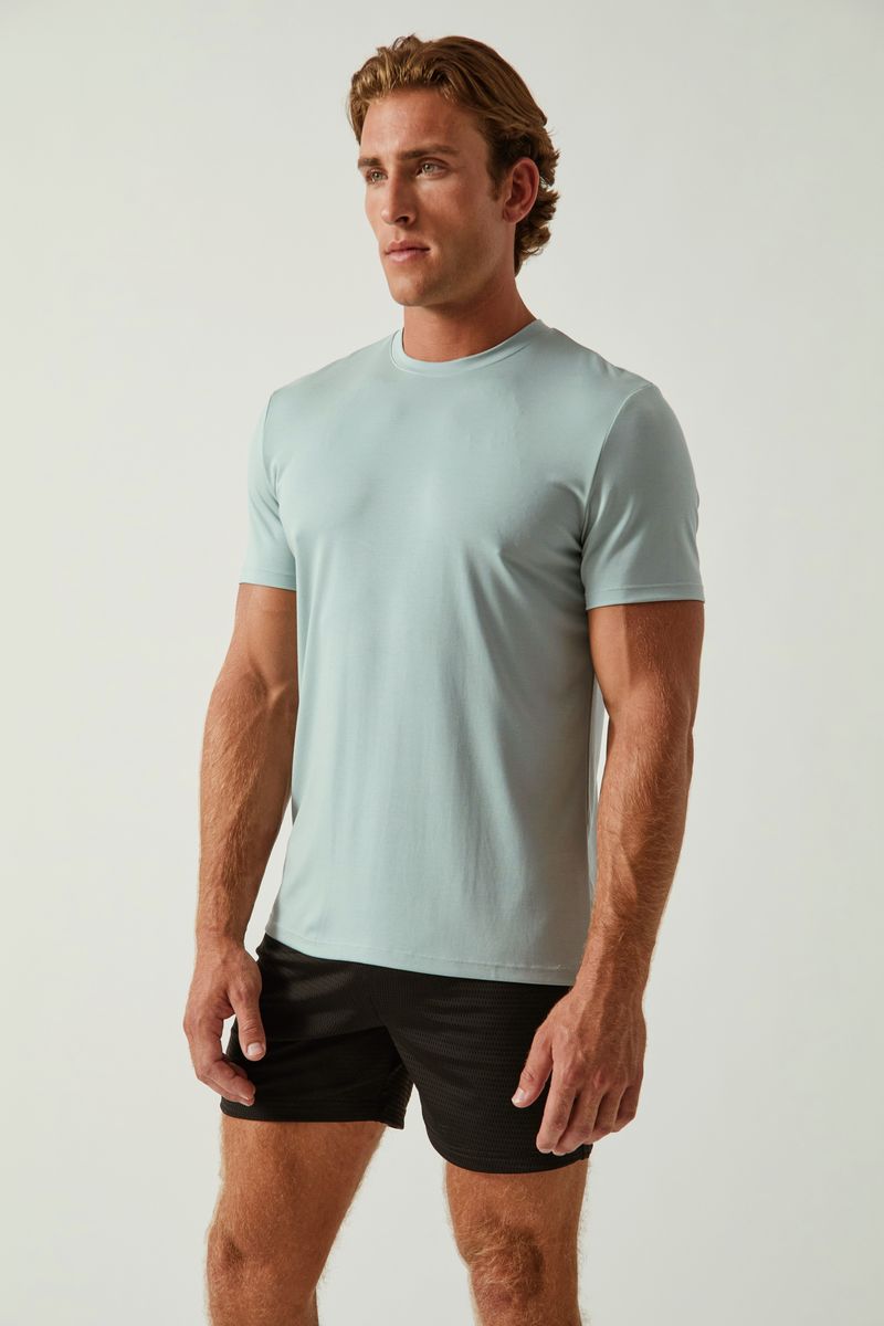SUMMIT SOLID STRETCH MODAL CREW NECK TEE ST-9011