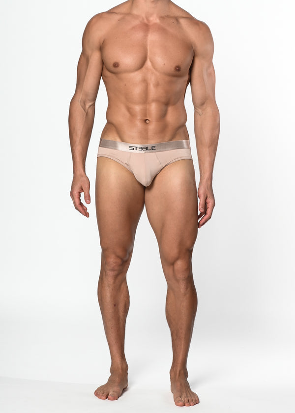 CHAMPAGNE SKIN TONE RECYCLED POLYESTER/ELASTANE LOW RISE BRIEF ST-10120